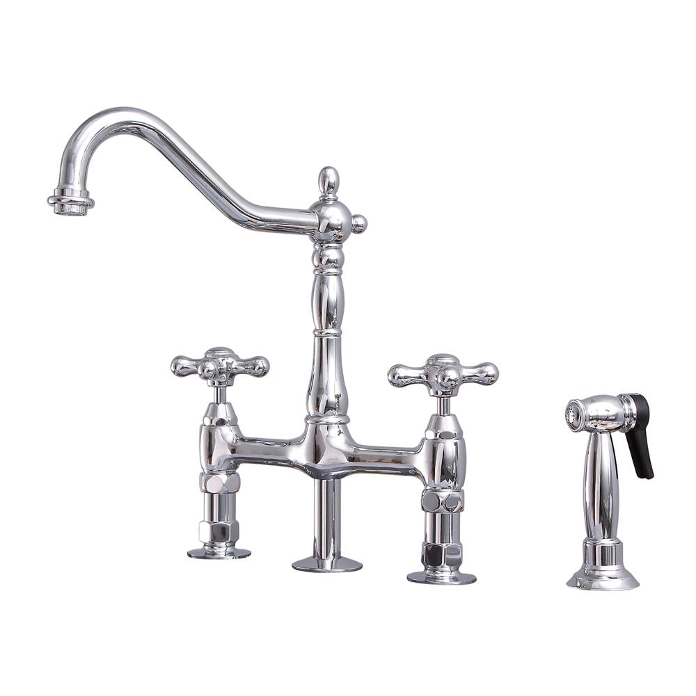 Barclay Bridge Kitchen Faucets item KFB508-MC2-CP