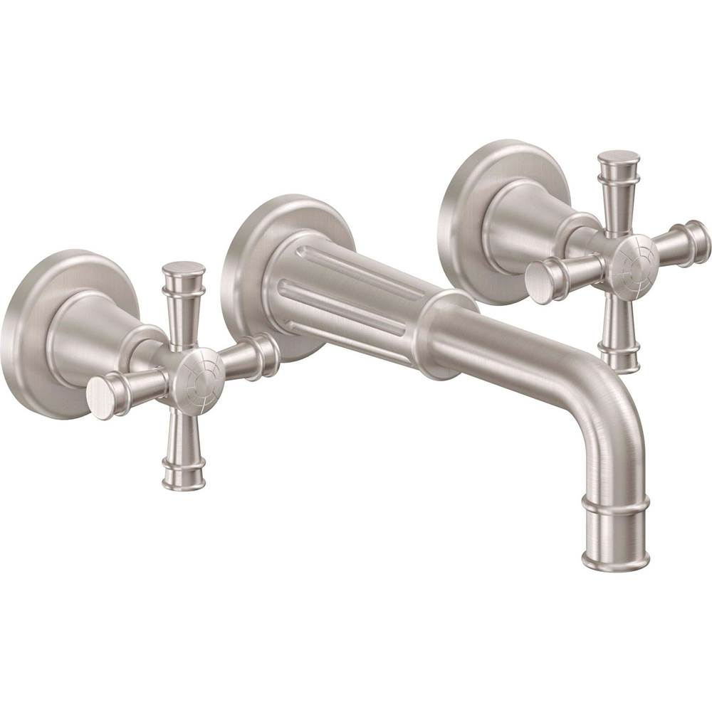 California Faucets Wall Mounted Bathroom Sink Faucets item TO-VC102X-7-SB