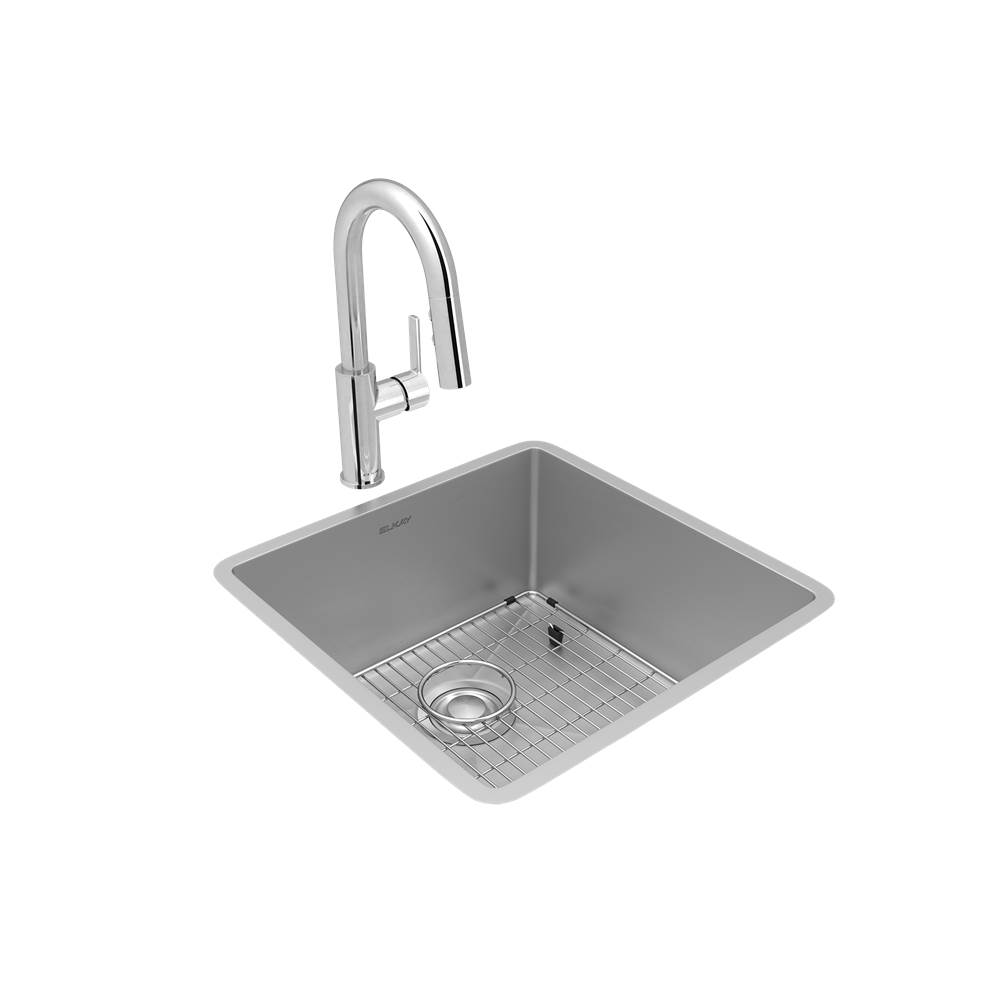 Elkay Undermount Kitchen Sink And Faucet Combos item ECTRU17179TFCBC