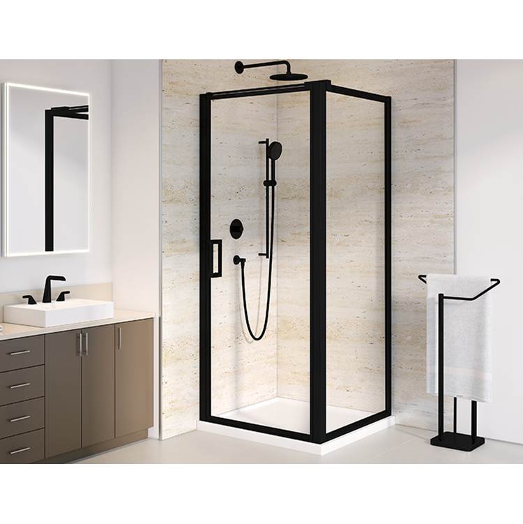 Fleurco Corner Shower Doors item ELECP2948-33-40-79