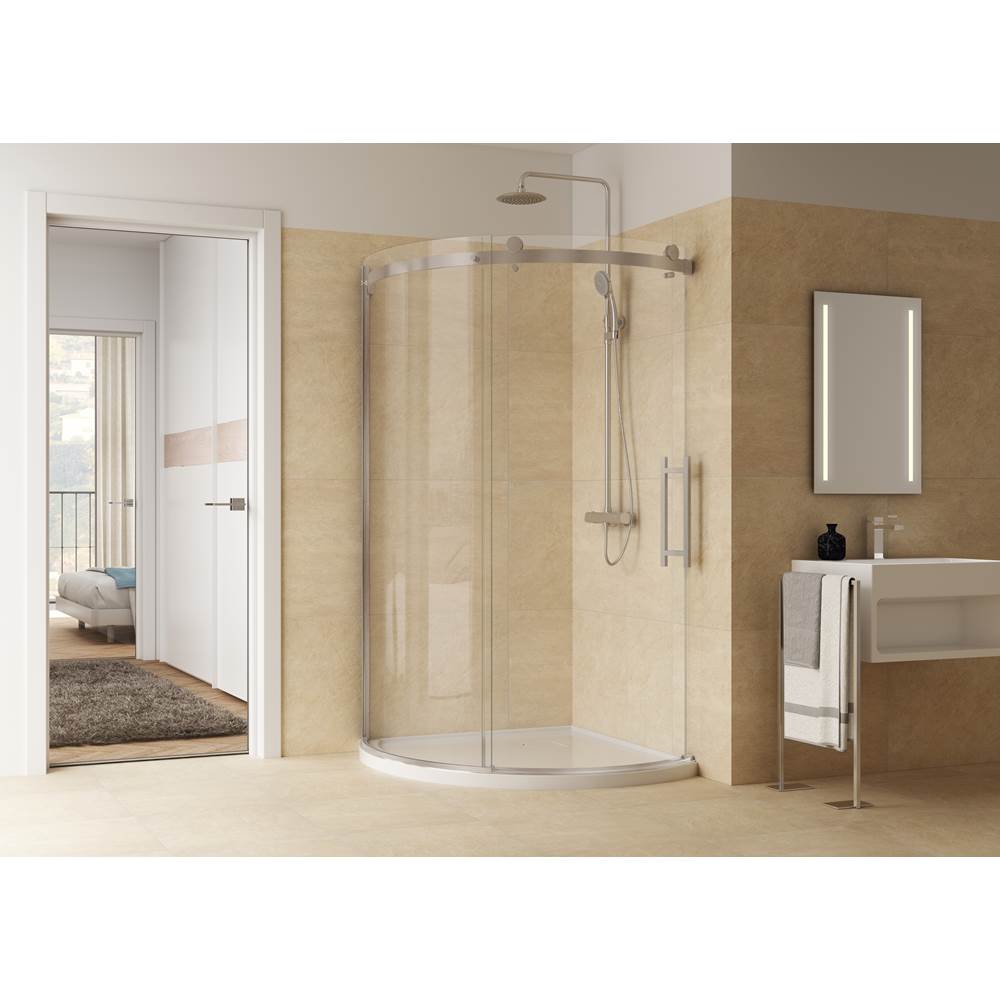 Fleurco Corner Shower Doors item Novarc402-25-40r