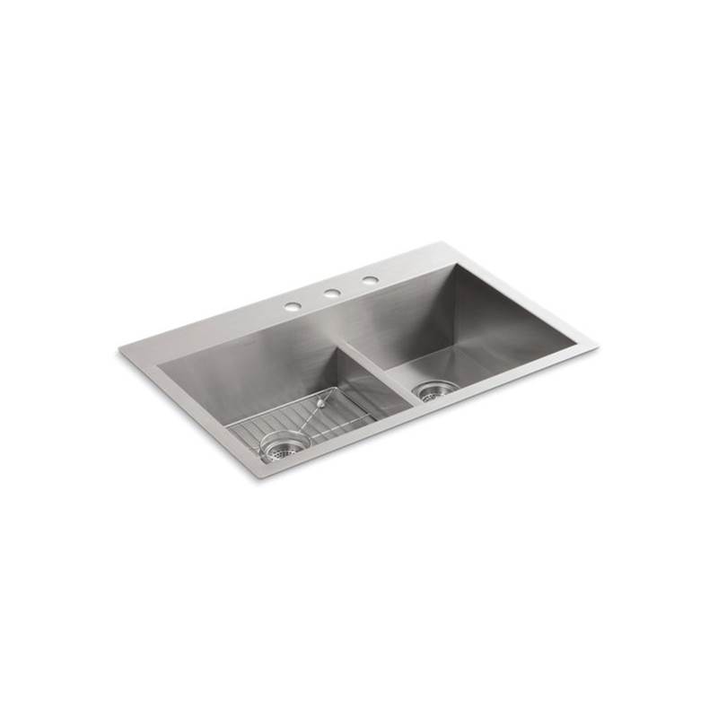 Kohler Drop In Kitchen Sinks item 3839-3-NA