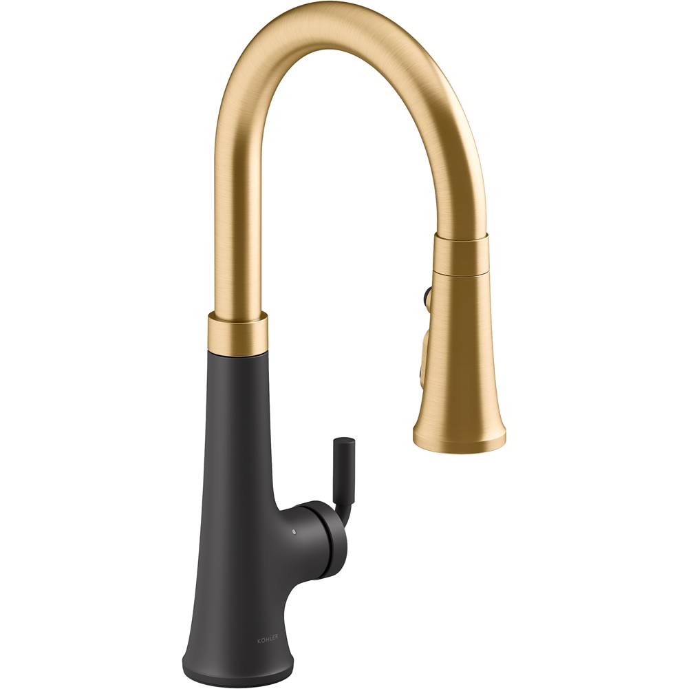 Kohler Pull Down Faucet Kitchen Faucets item 23766-WB-BMB