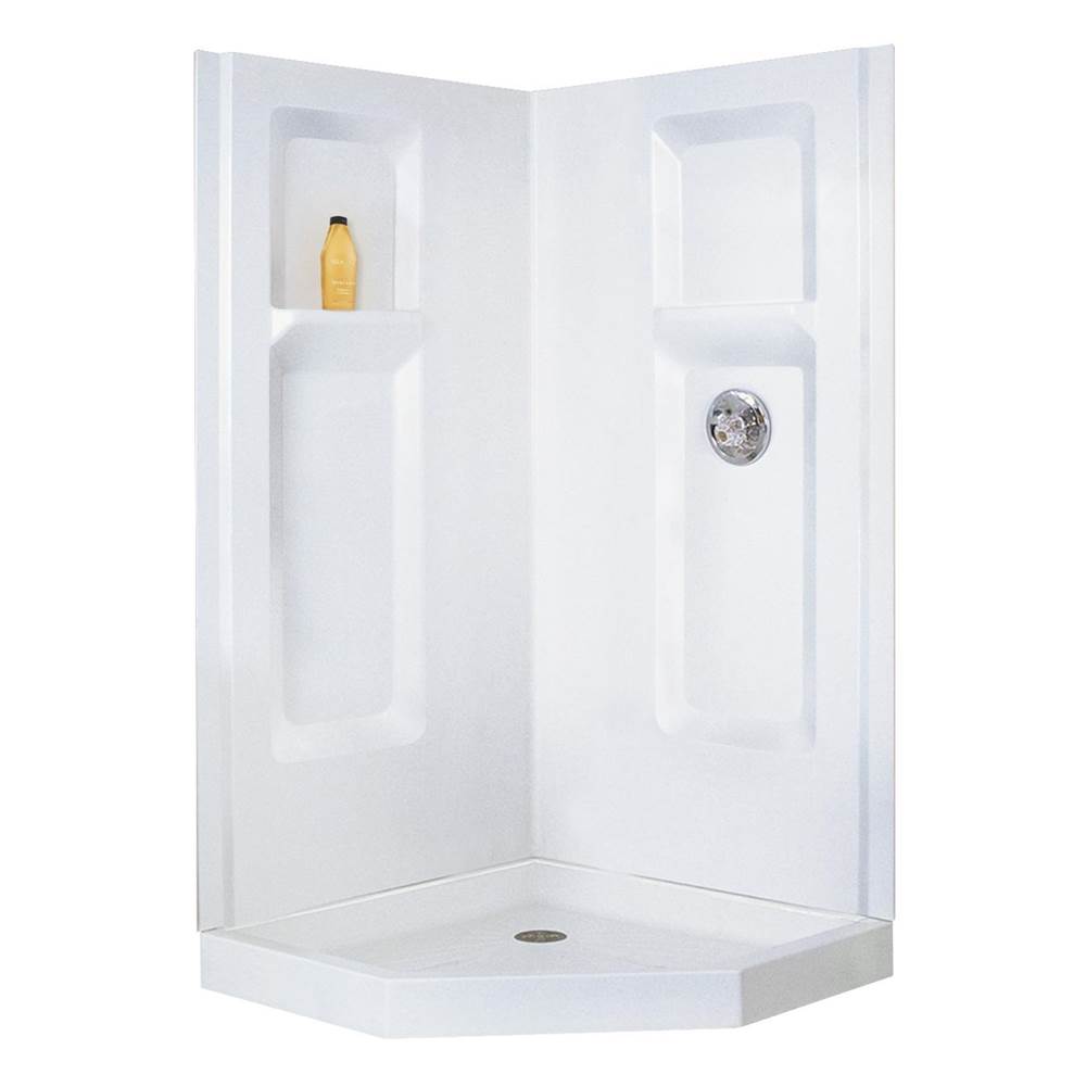 Mustee And Sons Shower Wall Systems Shower Enclosures item 738CWHT