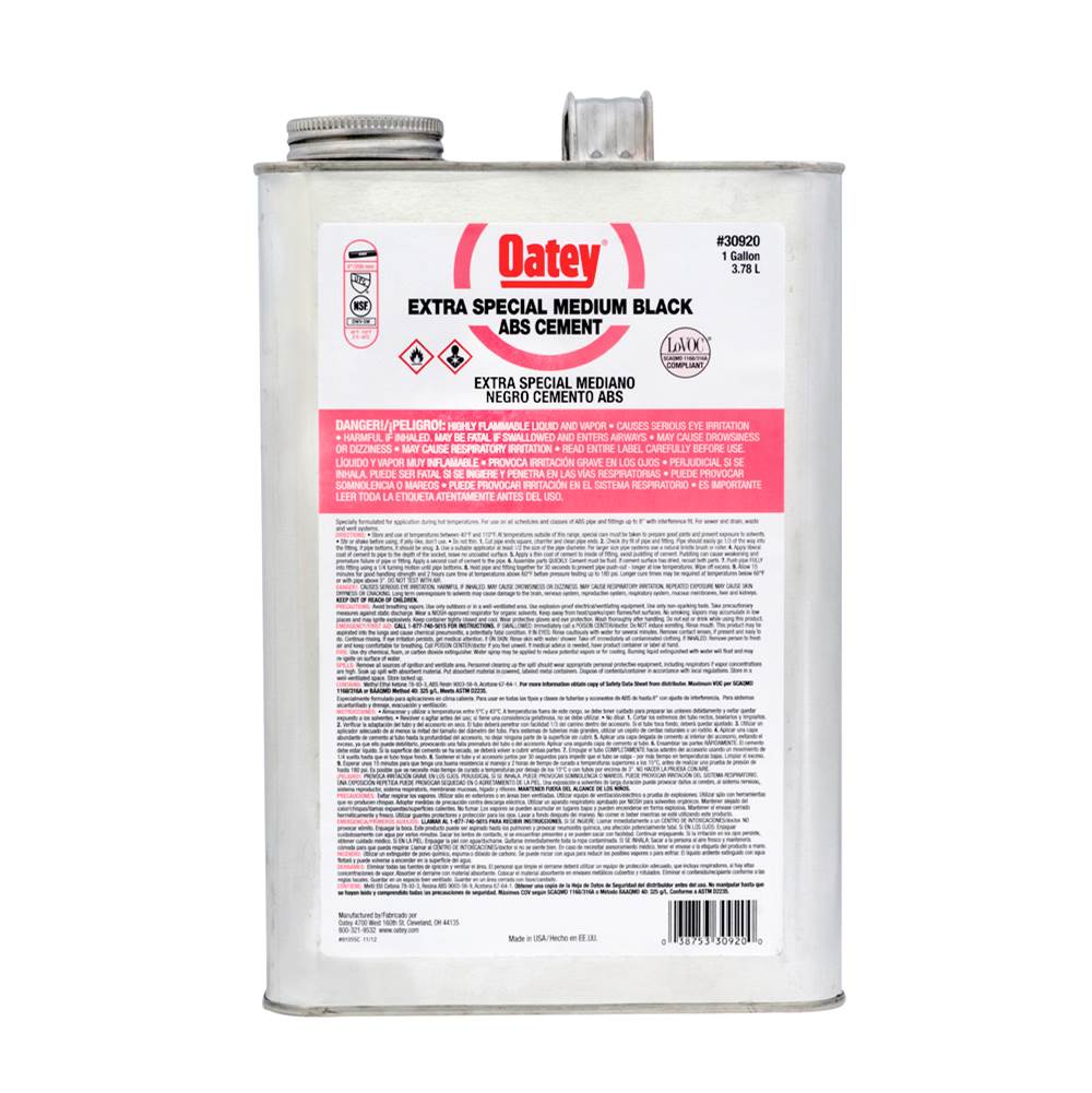 Oatey  Abs Cements item 30920