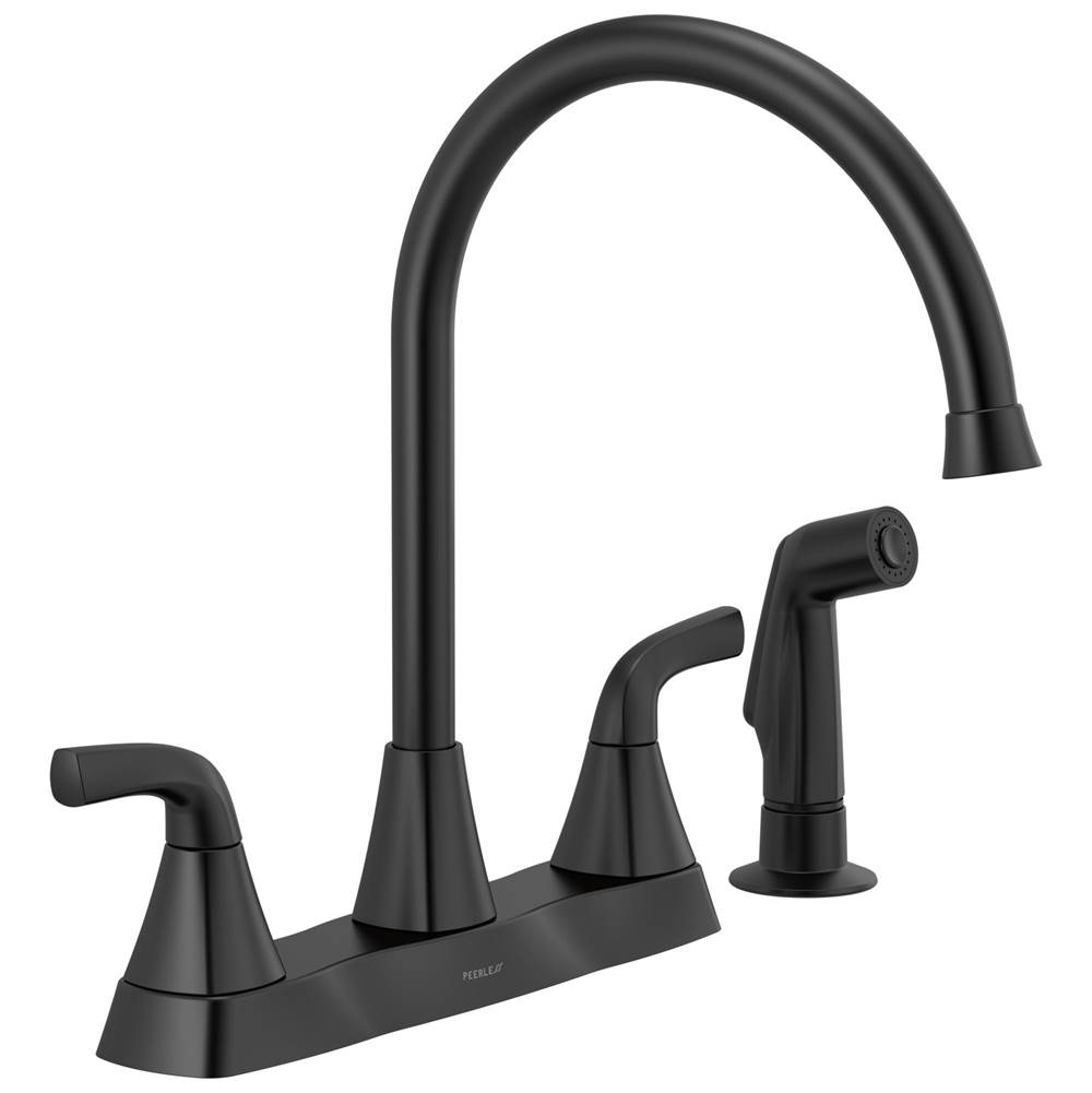 Peerless Deck Mount Kitchen Faucets item P2835LF-BL