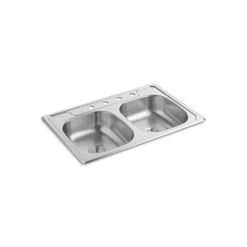 Sterling Plumbing Drop In Kitchen Sinks item 14633-4-NA