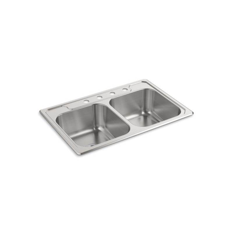 Sterling Plumbing Drop In Kitchen Sinks item 14708-4-NA