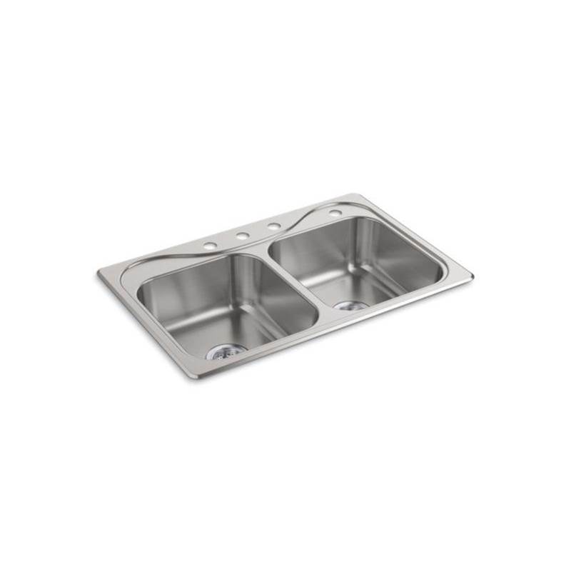 Sterling Plumbing Drop In Kitchen Sinks item 11402-4-NA