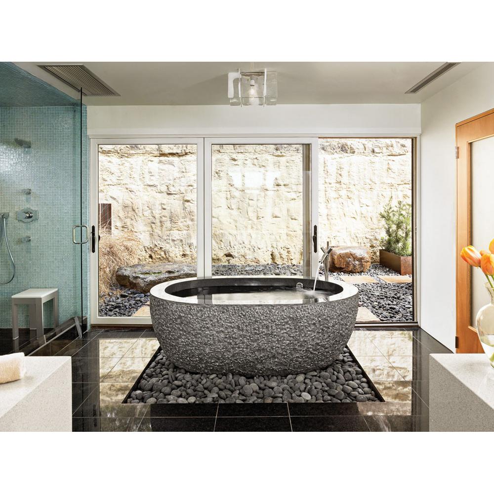 Stone Forest Free Standing Soaking Tubs item C40-72 BL